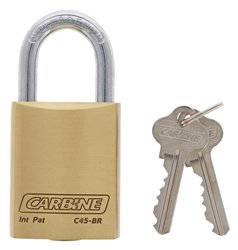Standard Padlock (45mm Carbine in brass)