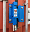 Super security lock for shipping containers (PITBULL Shipping Container Lock)