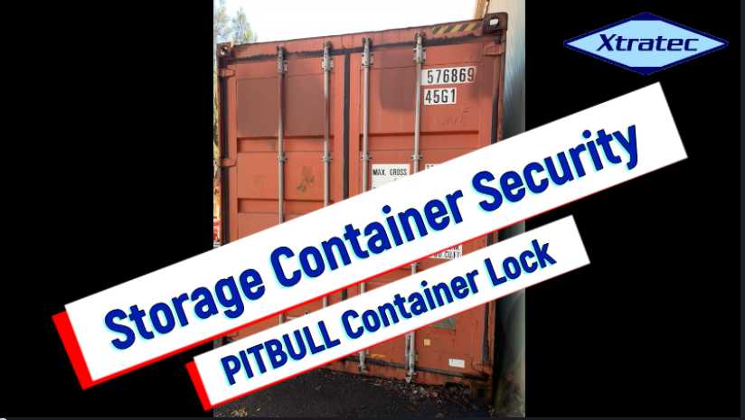 Super security lock for shipping containers (PITBULL Shipping Container Lock)